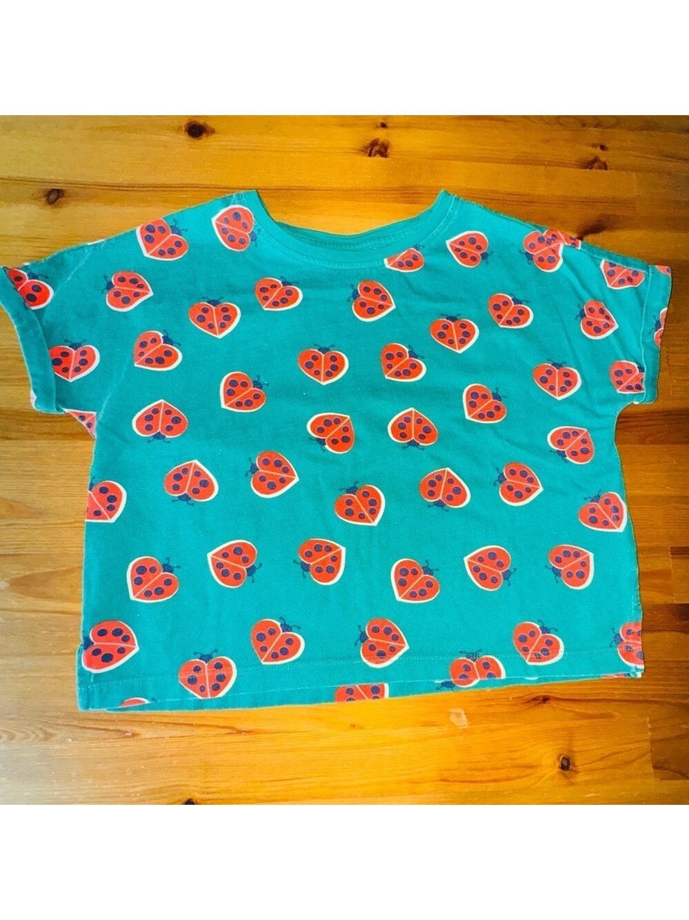 Lady bug cropped top